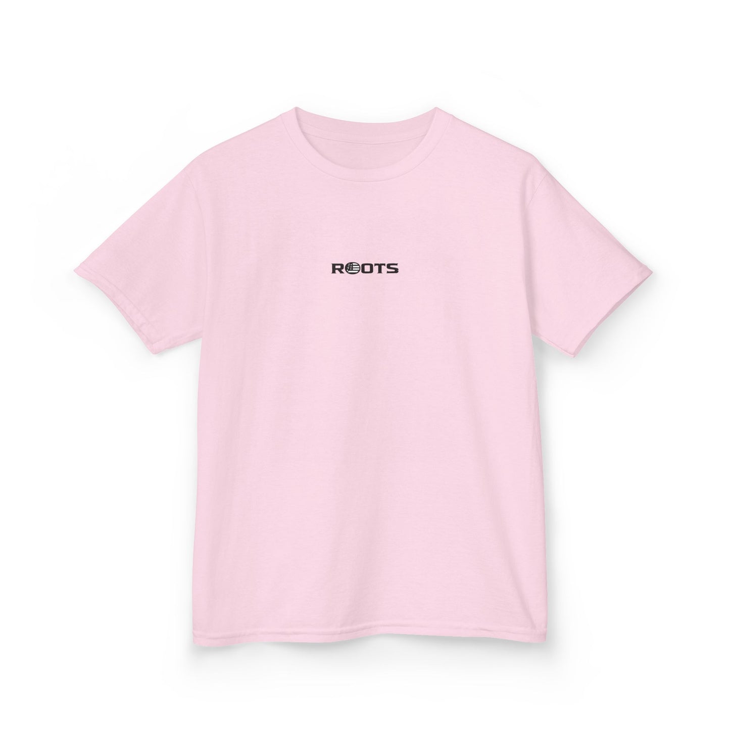 Kids 'ROOTS' Minimalist White Tee — Youth Graphic T‑Shirt