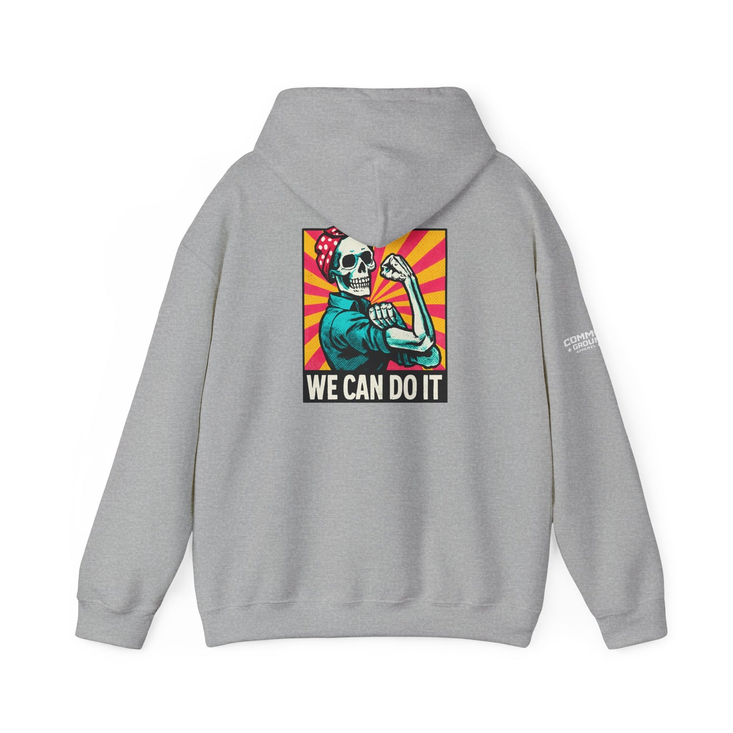 Skull Rosie 'We Can Do It' Hoodie